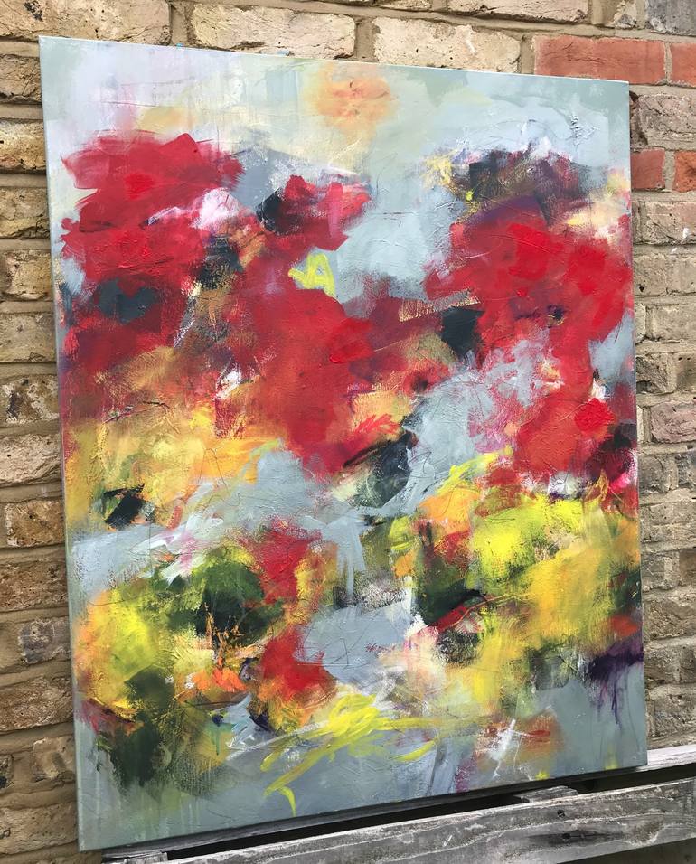 Original Abstract Expressionism Abstract Painting by Angela Dierks