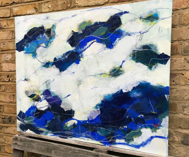 Original Abstract Expressionism Abstract Painting by Angela Dierks