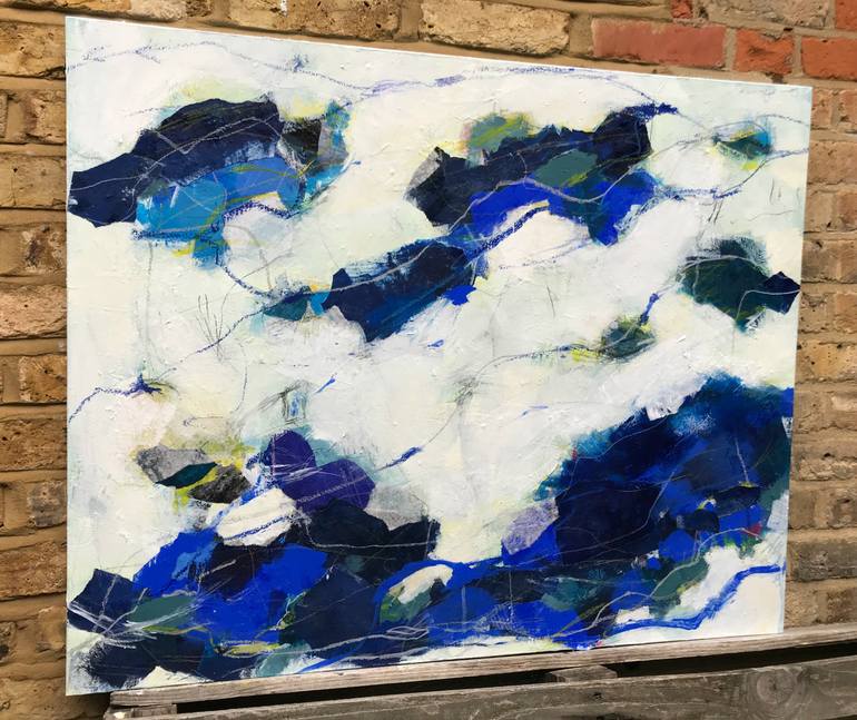 Original Abstract Expressionism Abstract Painting by Angela Dierks