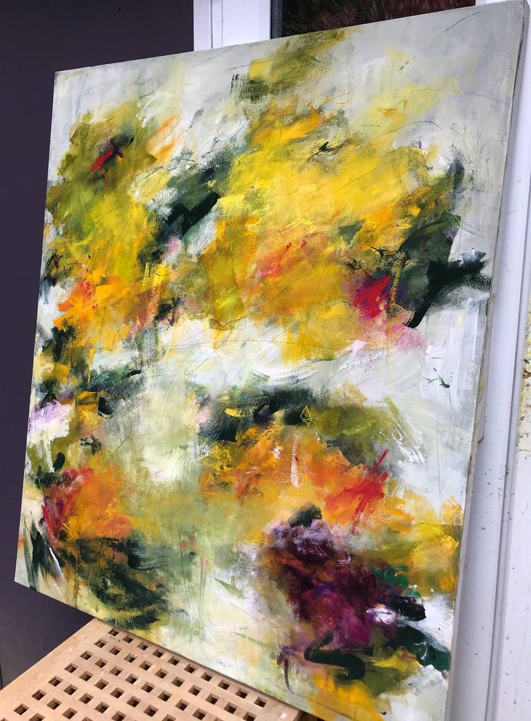 Original Abstract Expressionism Abstract Painting by Angela Dierks