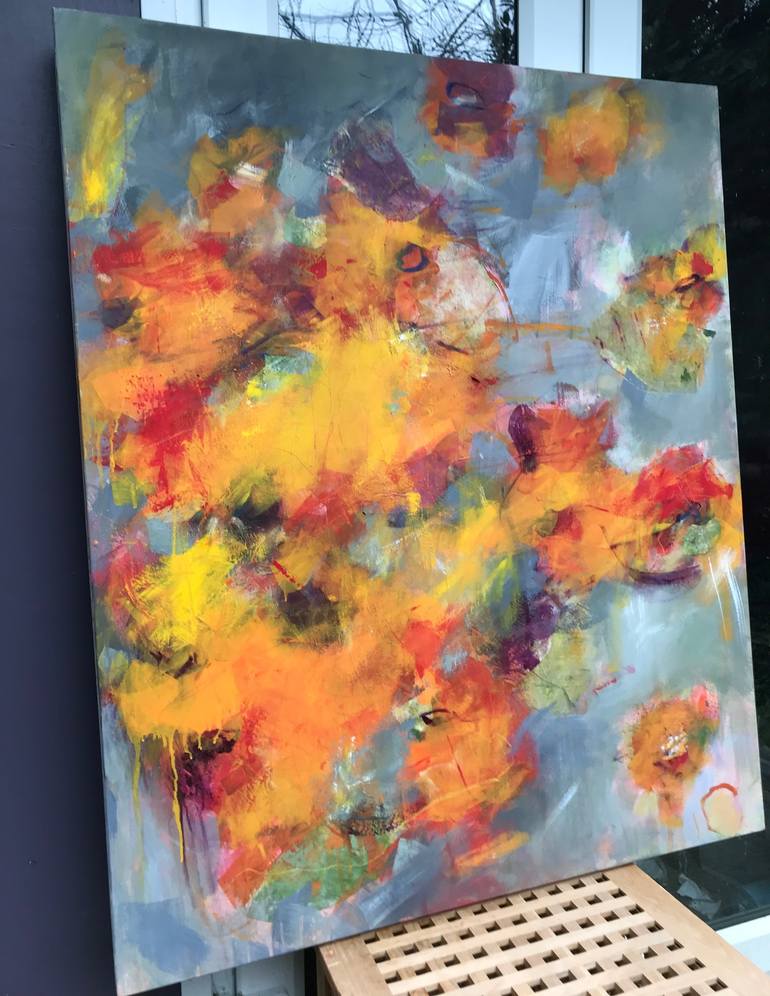 Original Abstract Expressionism Abstract Painting by Angela Dierks