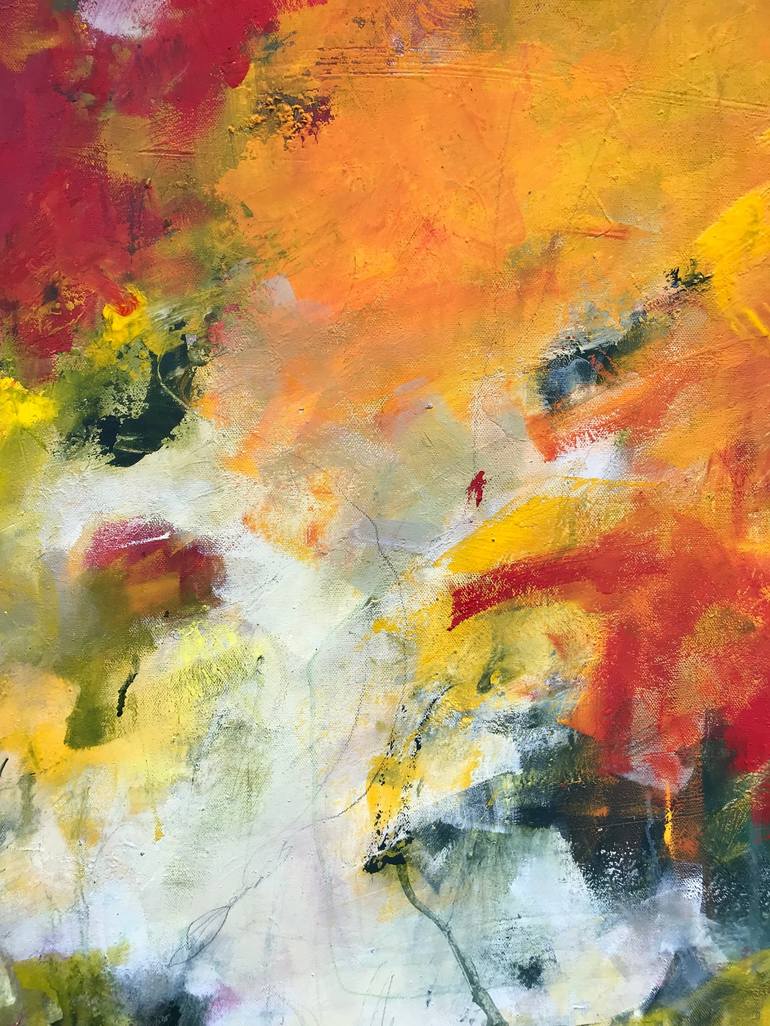 Original Abstract Expressionism Abstract Painting by Angela Dierks