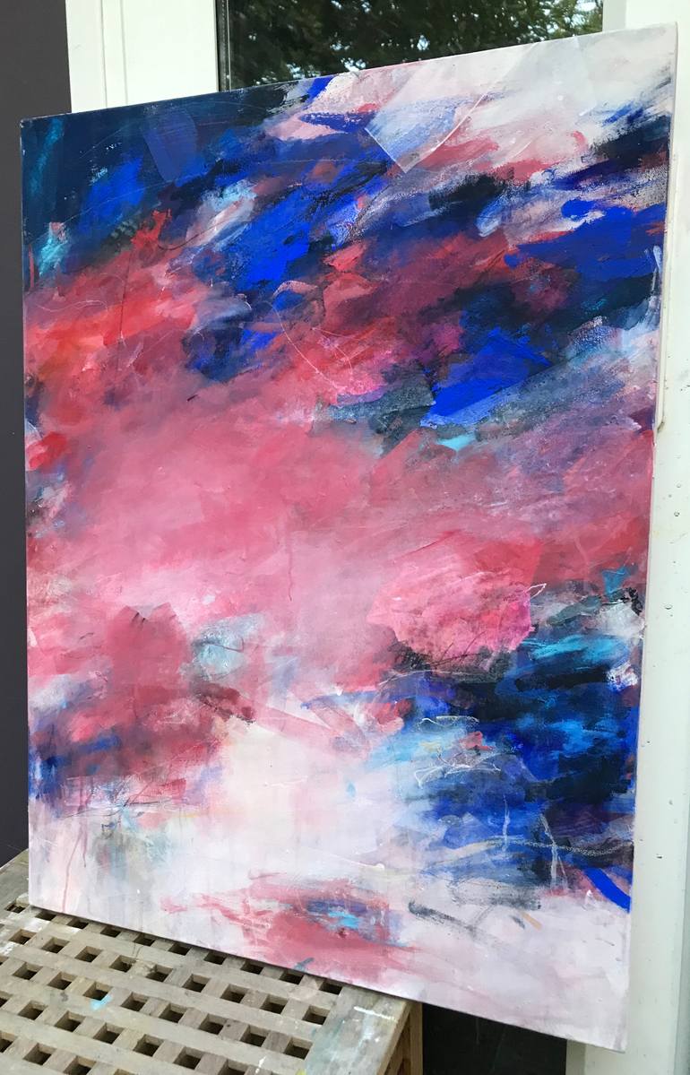 Original Abstract Expressionism Abstract Painting by Angela Dierks