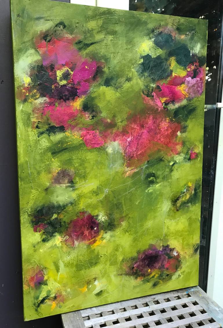 Original Abstract Expressionism Abstract Painting by Angela Dierks