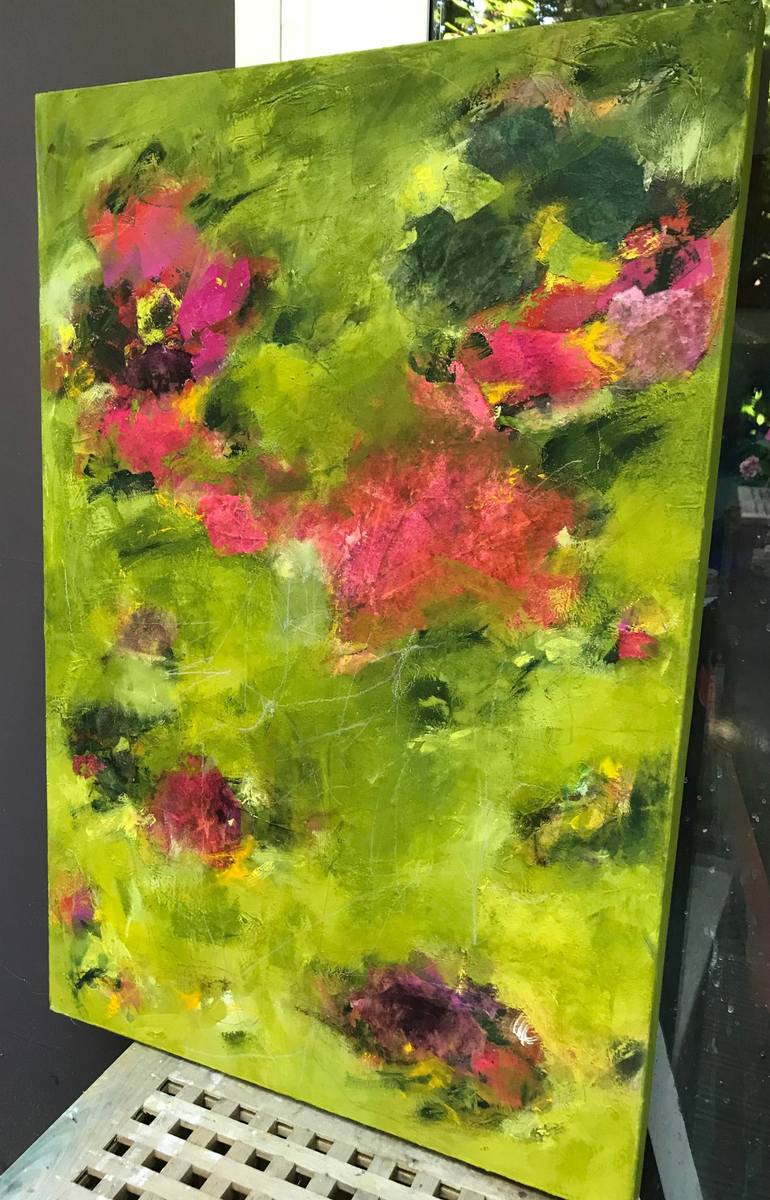 Original Abstract Expressionism Abstract Painting by Angela Dierks