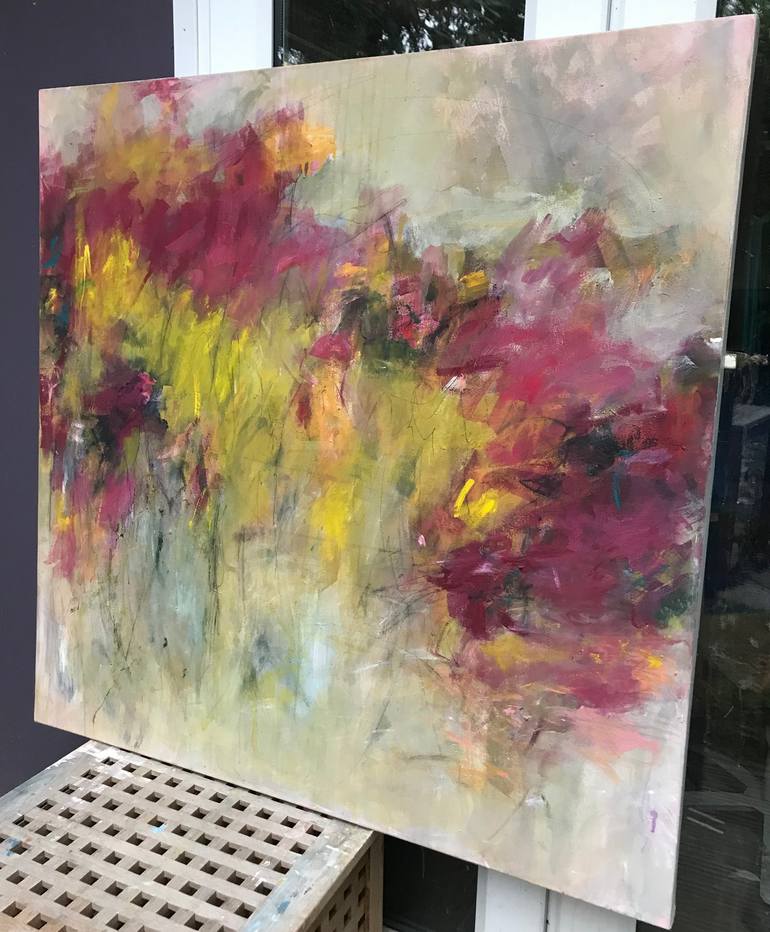 Original Abstract Expressionism Abstract Painting by Angela Dierks