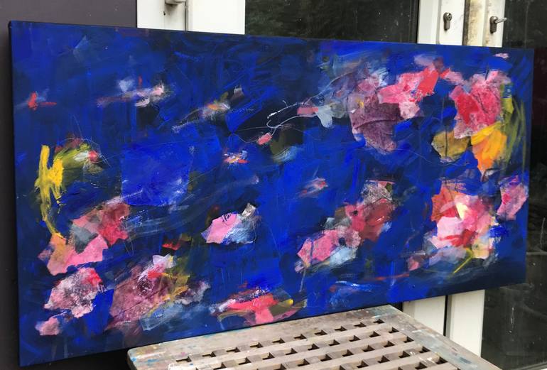 Original Abstract Expressionism Abstract Painting by Angela Dierks