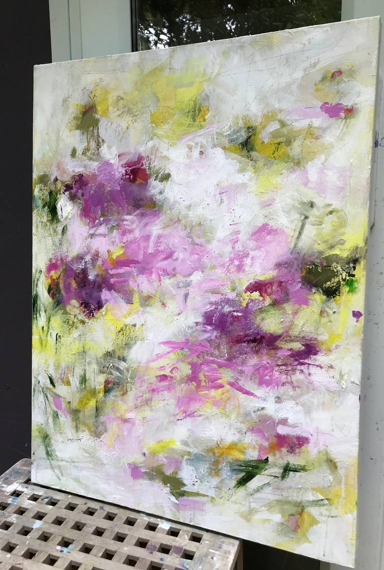 Original Abstract Expressionism Abstract Painting by Angela Dierks