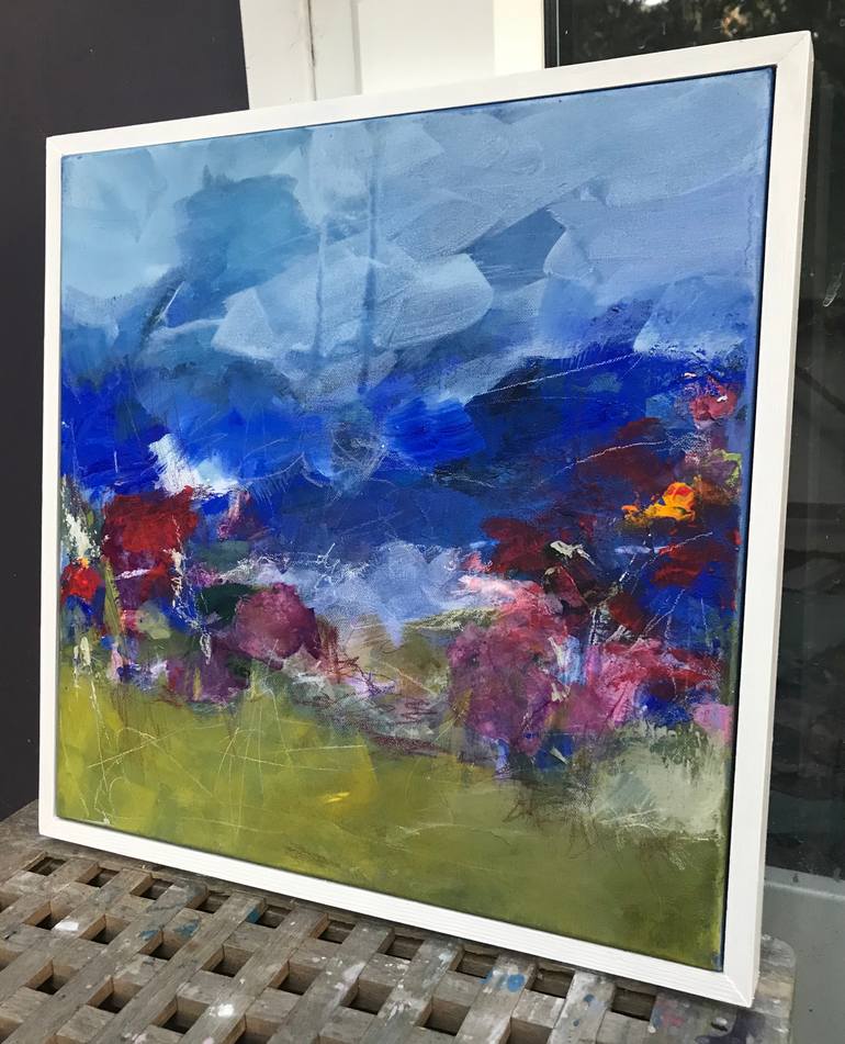 Original Abstract Landscape Painting by Angela Dierks