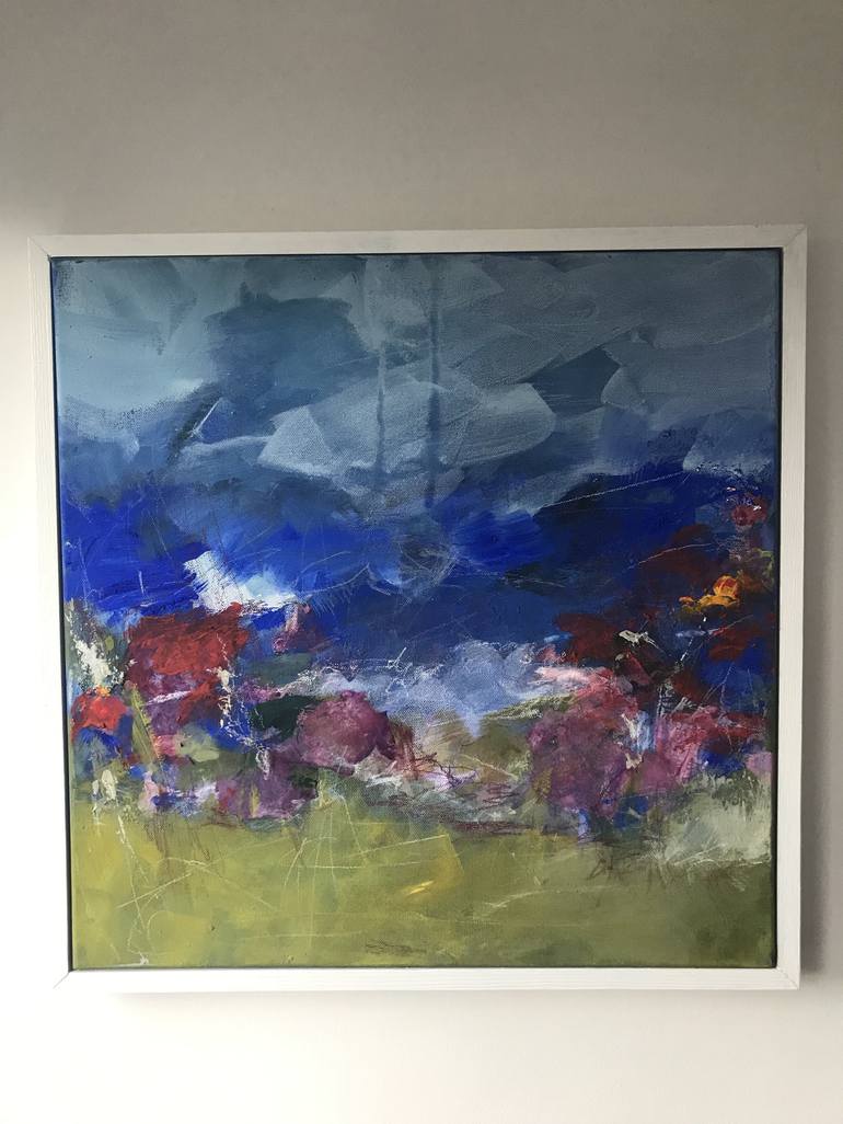 Original Abstract Landscape Painting by Angela Dierks