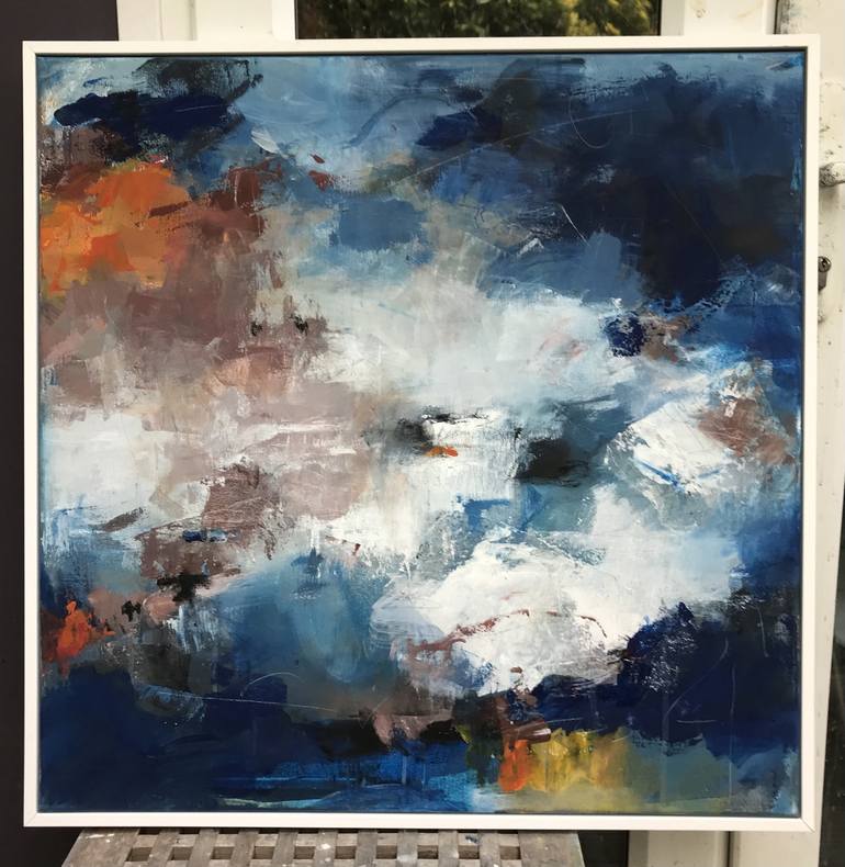 Original Abstract Seascape Painting by Angela Dierks