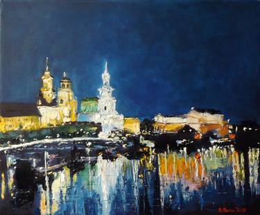 Print of Fine Art Architecture Paintings by Robert BERLIN