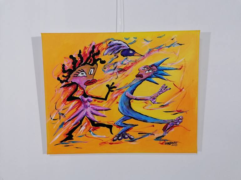 Original Performing Arts Painting by Artist Wabyanko