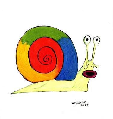 Escargot rainbow snail thumb