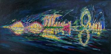 Print of Abstract Expressionism Cities Paintings by Artist Wabyanko