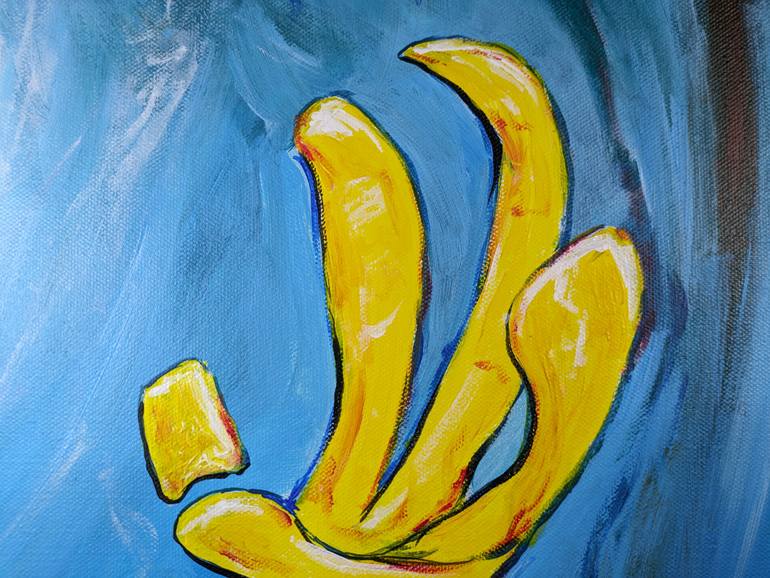 Original Abstract Floral Painting by Artist Wabyanko