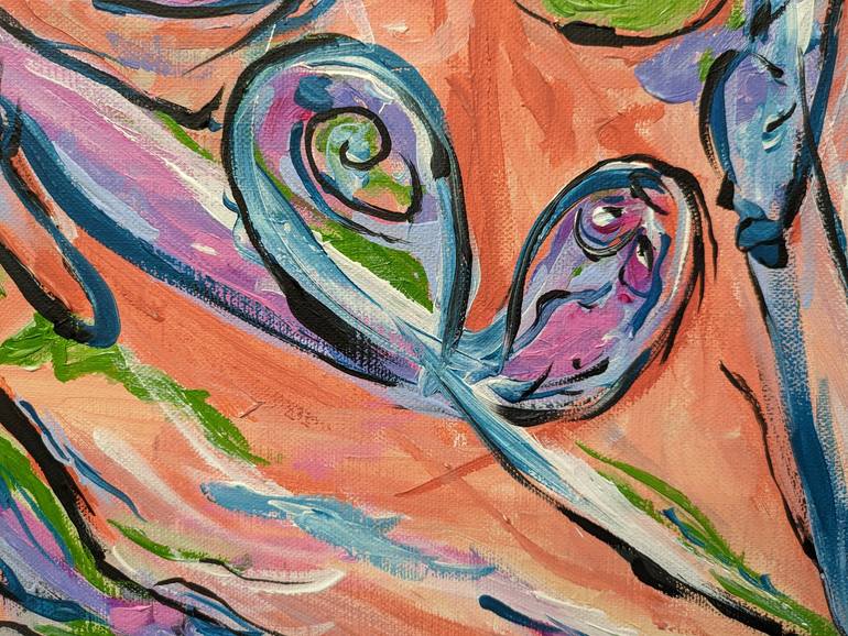 Original Abstract Expressionism Abstract Painting by Artist Wabyanko