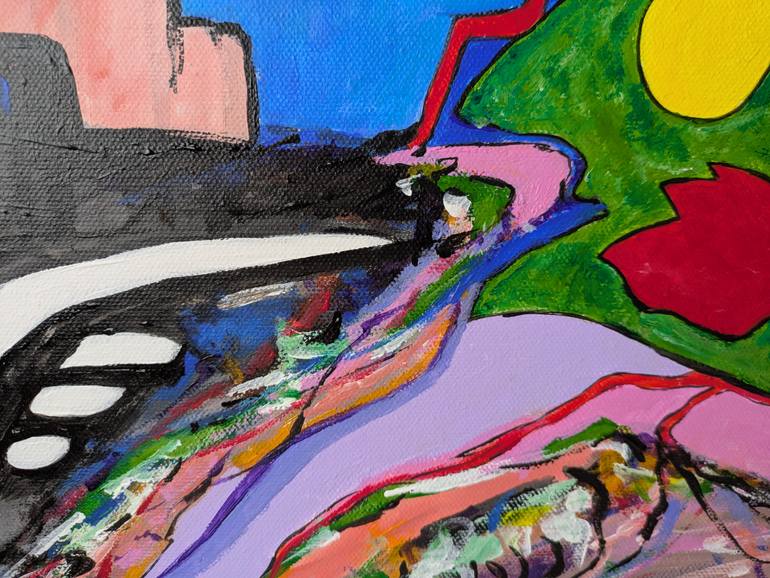 Original Abstract Expressionism Abstract Painting by Artist Wabyanko