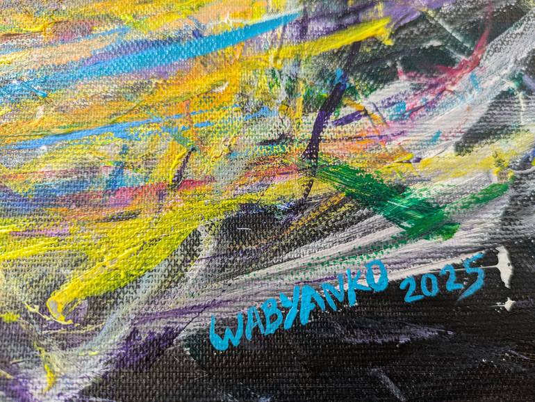 Original Figurative Cities Painting by Artist Wabyanko