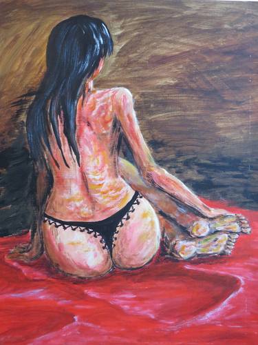 Original Figurative Nude Paintings by Artist Wabyanko
