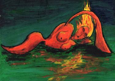 Original Surrealism Nude Paintings by Artist Wabyanko