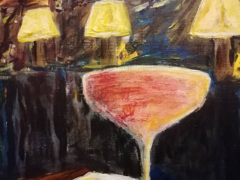 Original Expressionism Cinema Painting by Artist Wabyanko