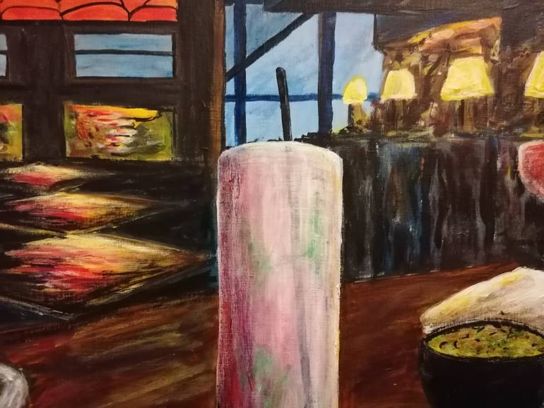 Original Expressionism Cinema Painting by Artist Wabyanko