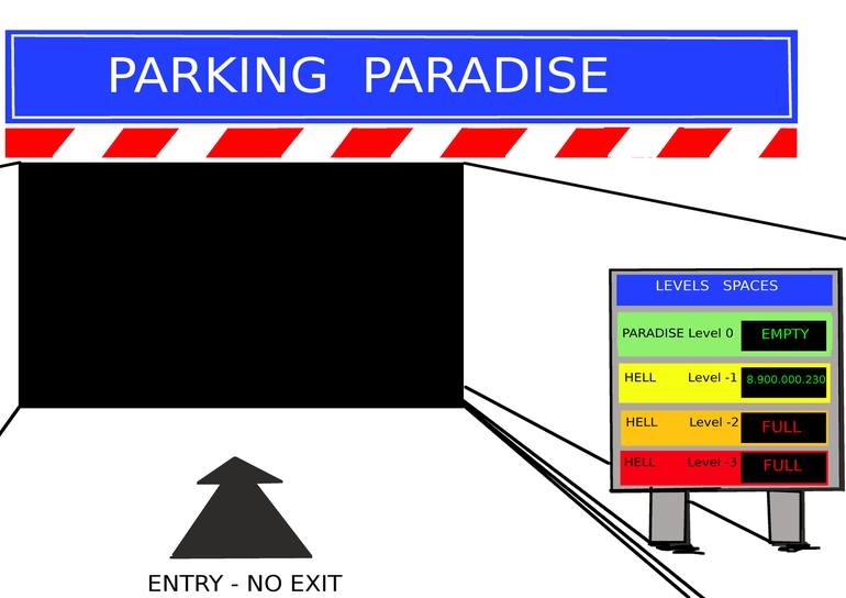 Parking Paradise Hell levels - Print