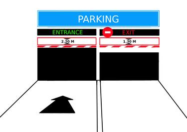 Parking exit limitation thumb