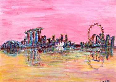 Print of Expressionism Cities Paintings by Artist Wabyanko