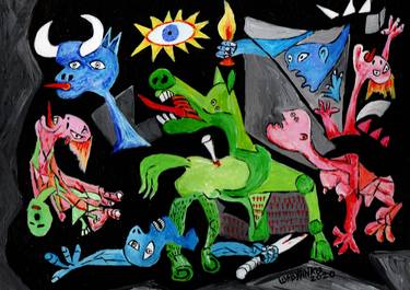 Guernica colors tribute to Pablo Picasso thumb
