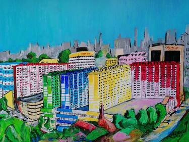 Print of Illustration Cities Paintings by Artist Wabyanko