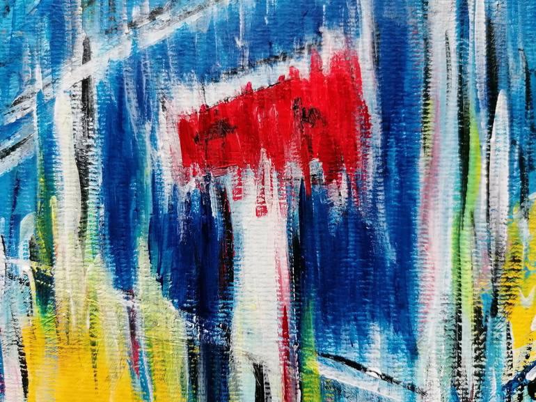 Original Abstract Expressionism Abstract Painting by Artist Wabyanko