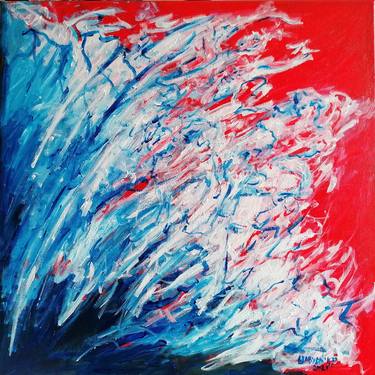 Original Abstract Expressionism Abstract Paintings by Artist Wabyanko