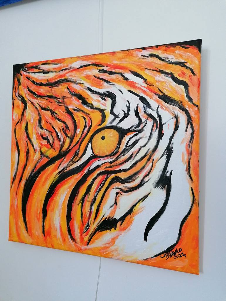 Original Abstract Painting by Artist Wabyanko