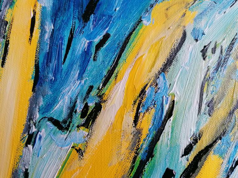 Original Fine Art Abstract Painting by Artist Wabyanko