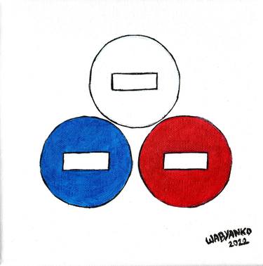 Original Minimalism Politics Paintings by Artist Wabyanko