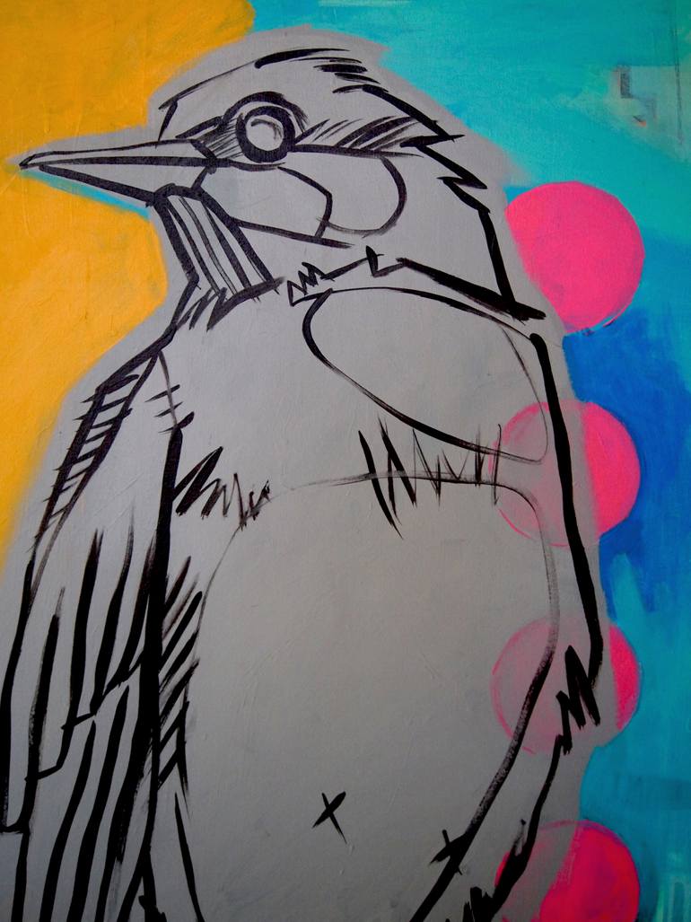 Original Contemporary Animal Painting by Tracy Hamer