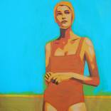 Yellow Swimmer by tracy hamer
