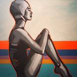 A Swimmer Relaxing by tracy hamer