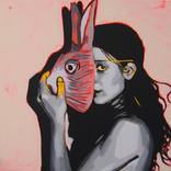 bunny mask by tracy hamer