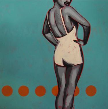 Print of Pop Art Nude Paintings by tracy hamer