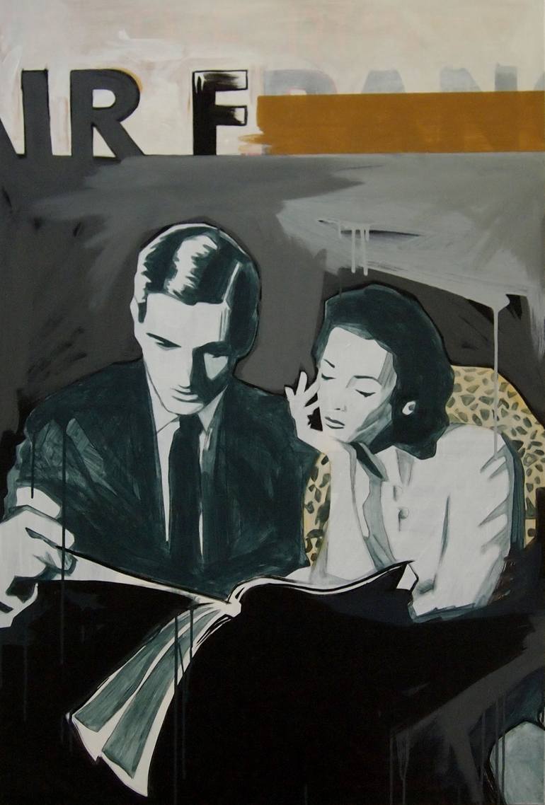 Original Figurative People Painting by Tracy Hamer