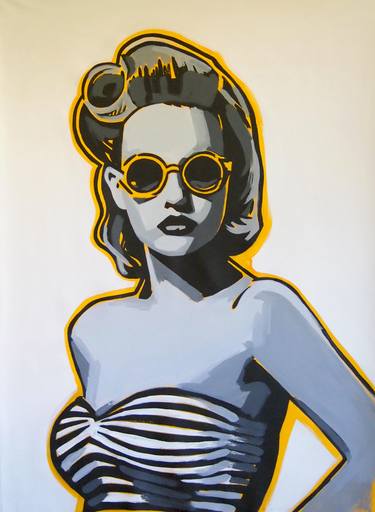 Print of Pop Culture/Celebrity Paintings by tracy hamer