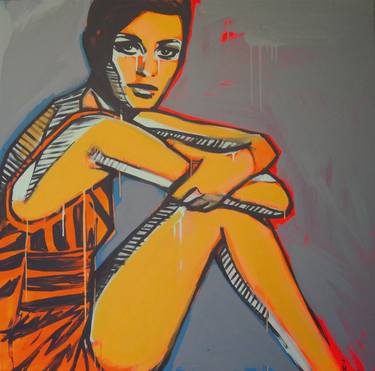 Print of Pop Art Fashion Paintings by tracy hamer