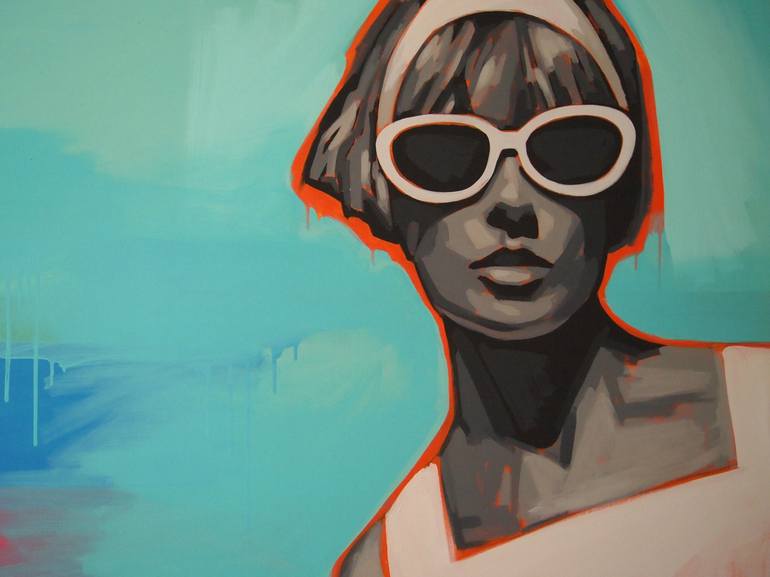 Original Fashion Painting by tracy hamer