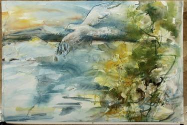 Original Abstract Landscape Paintings by Terez Sulyok