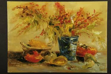 Original Impressionism Floral Paintings by Terez Sulyok