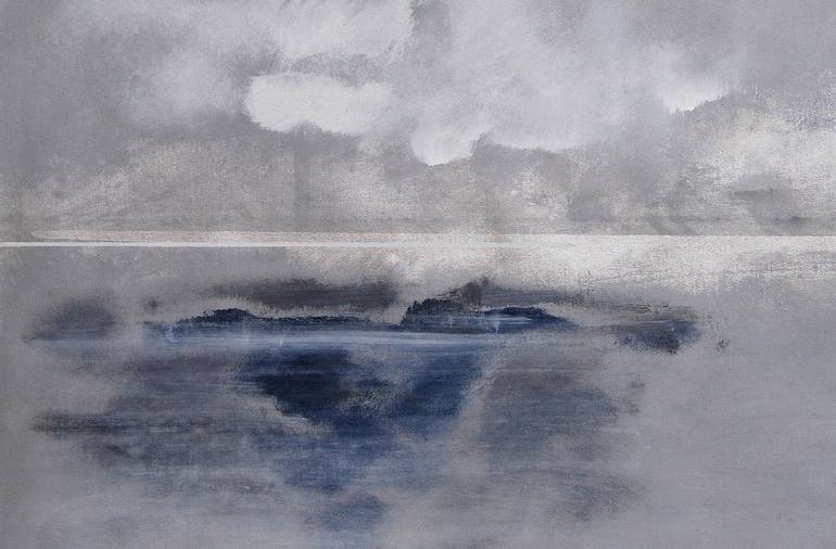 Original Abstract Landscape Painting by Ursula Radel-Leszczynski