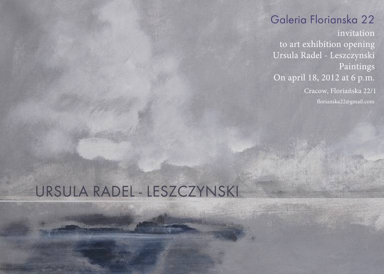 Original Abstract Landscape Painting by Ursula Radel-Leszczynski